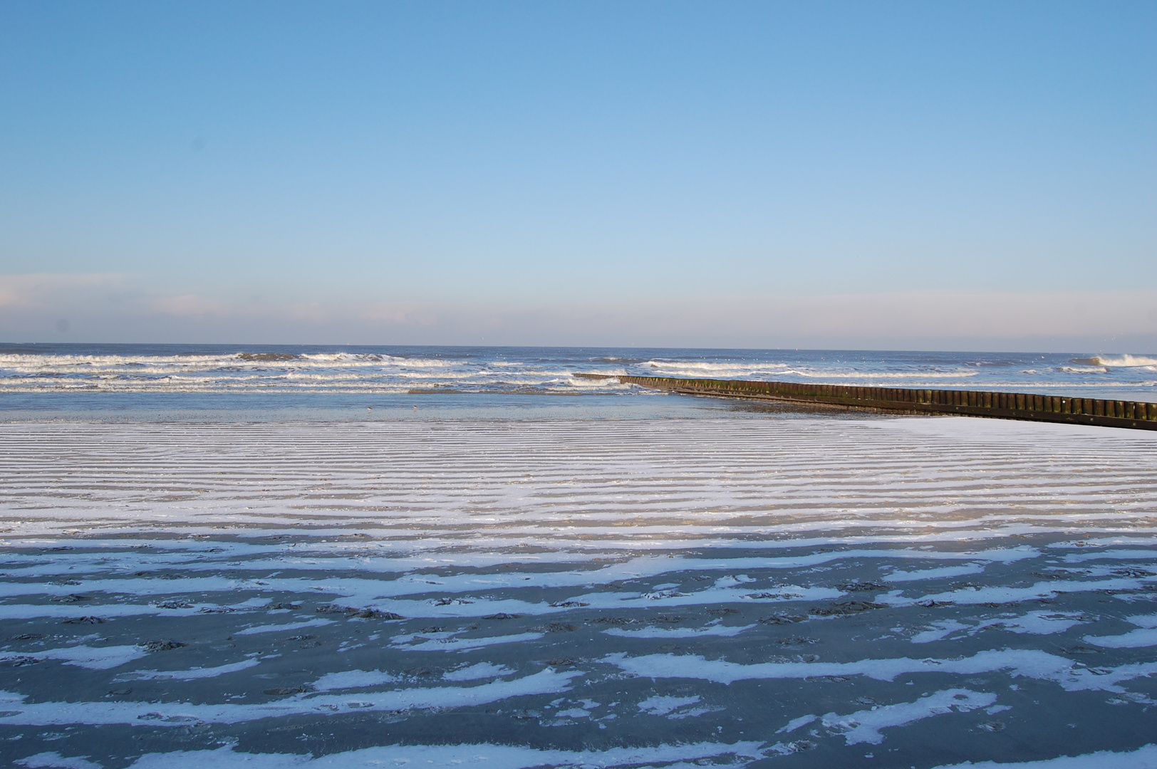 Winteridylle am Nordstrand auf Norderney