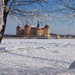 Winteridylle am Schloß Moritzburg