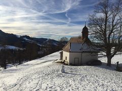 Winteridylle am Weihnachtstag ...