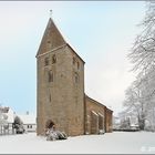 Winteridylle an der ev. Kirche in Recke