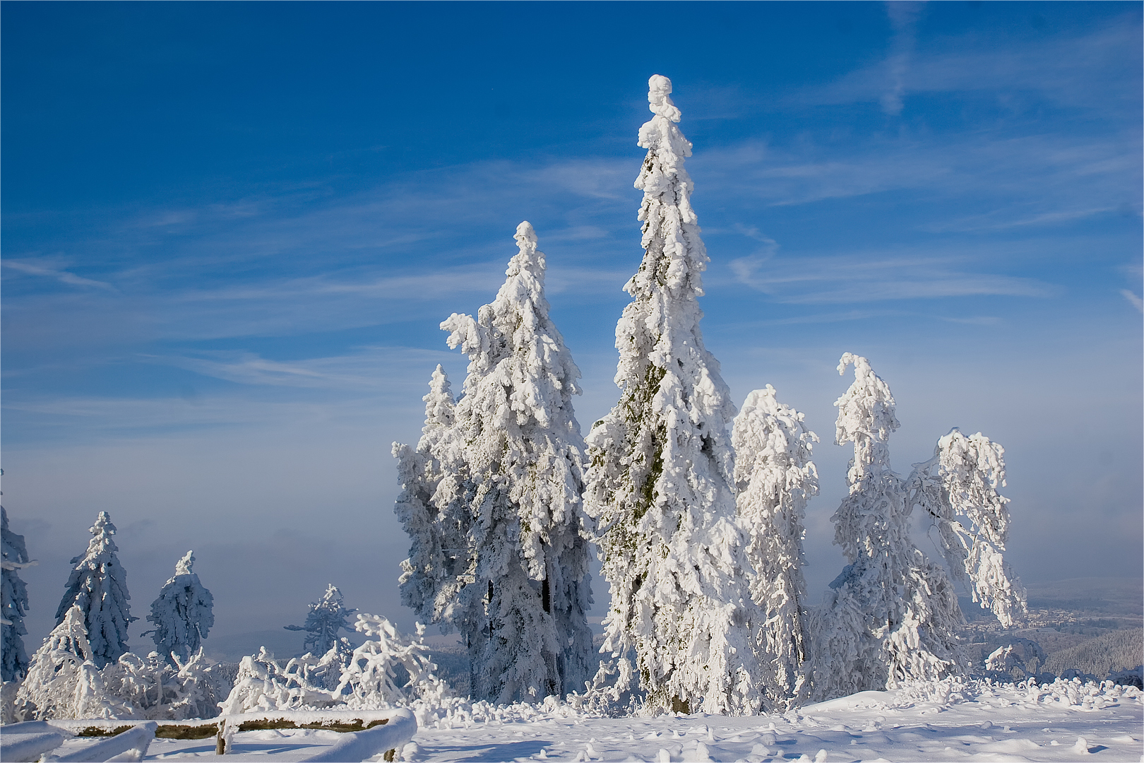 Winteridylle auf dem Hausberg