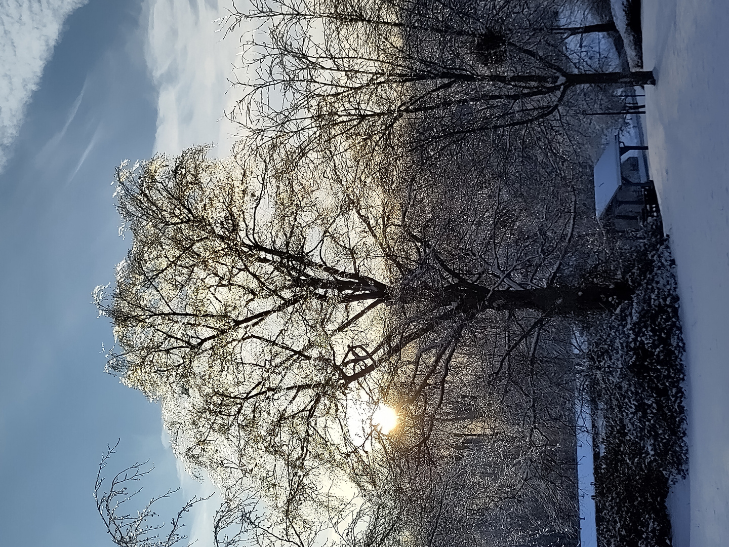 Winteridylle auf dem Land