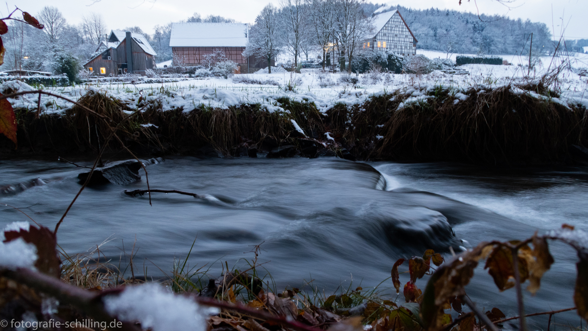 Winteridylle Sprockhövel Bach