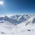 Winteridylle Stubaier Gletscher