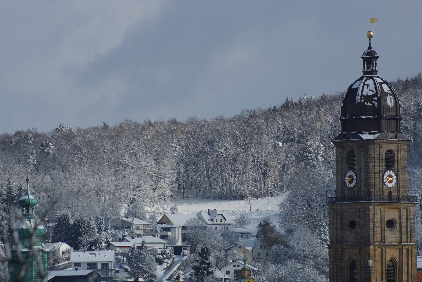 Winteridylle über Amberg 