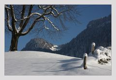 Winteridylle unterhalb der Stoos-Bergstation