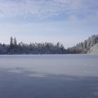 Winterimpression am Bergsee