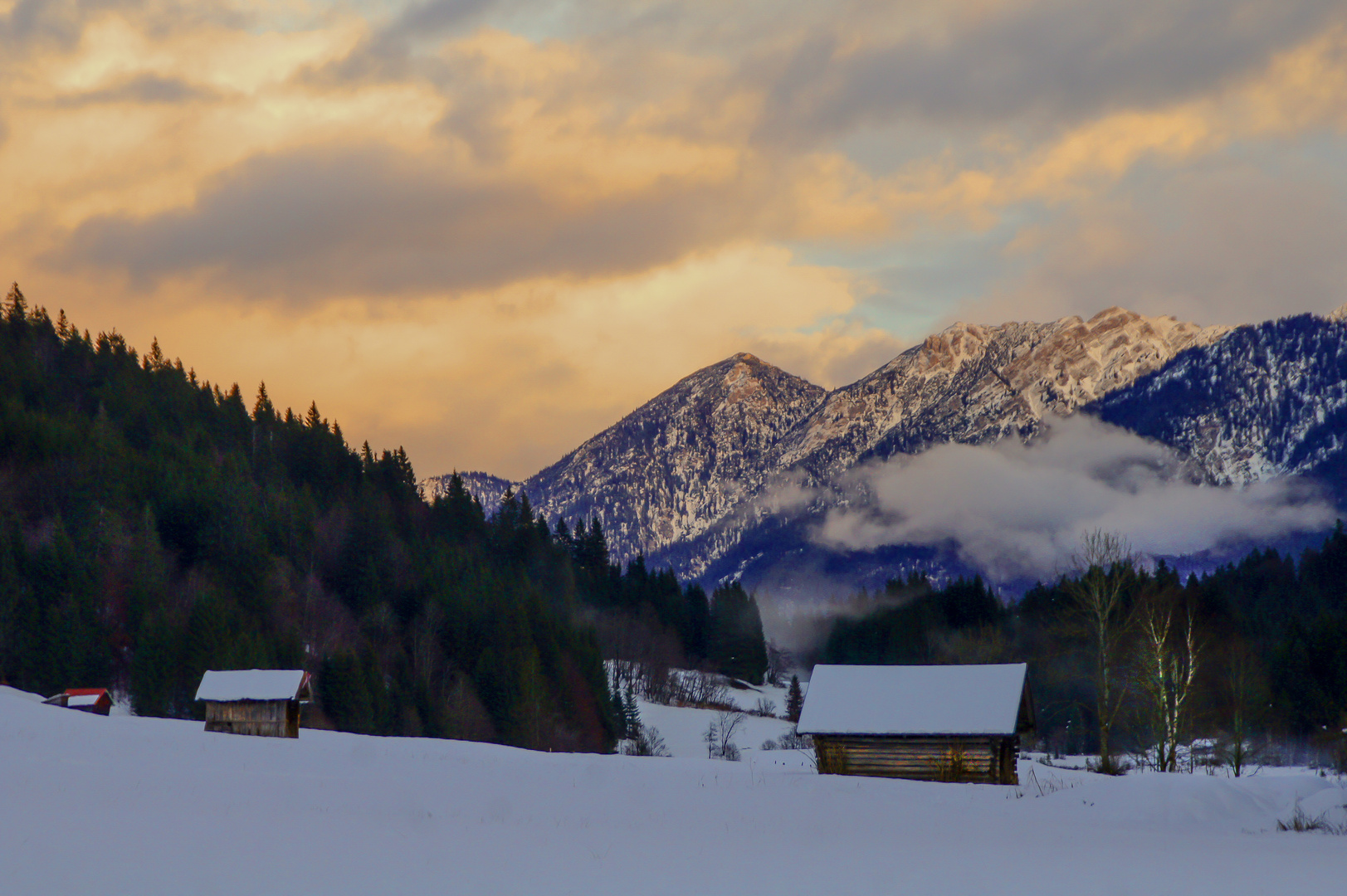 Winterimpression am Geroldsee