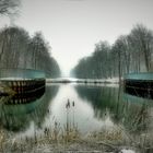 Winterimpression am Kanal