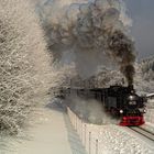 Winterimpression an der Fichtelbergbahn