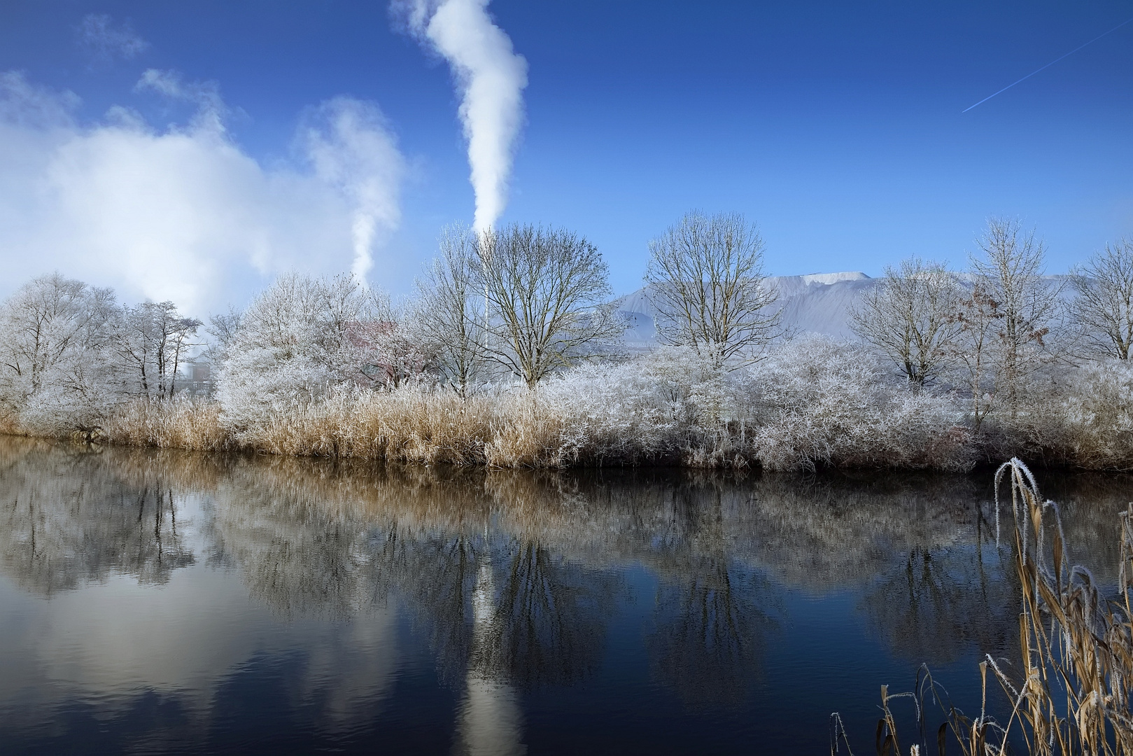 Winterimpression an der Werra