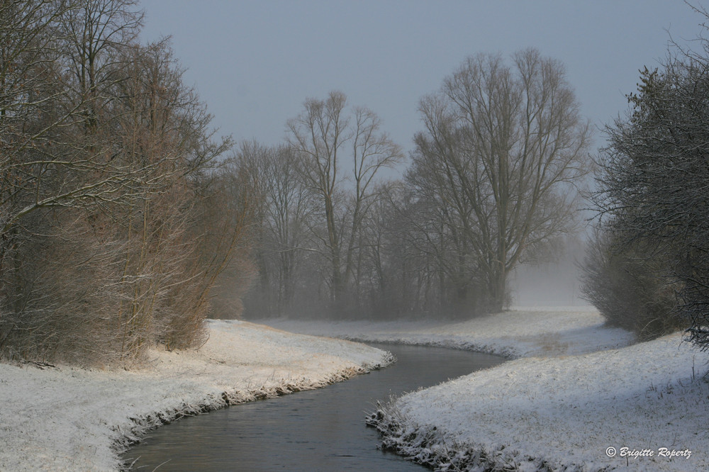 Winterimpression entlang der Erft