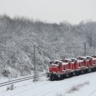 Winterimpression Güterzug