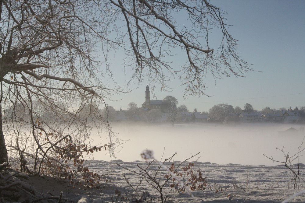 winterimpression schäftlarn