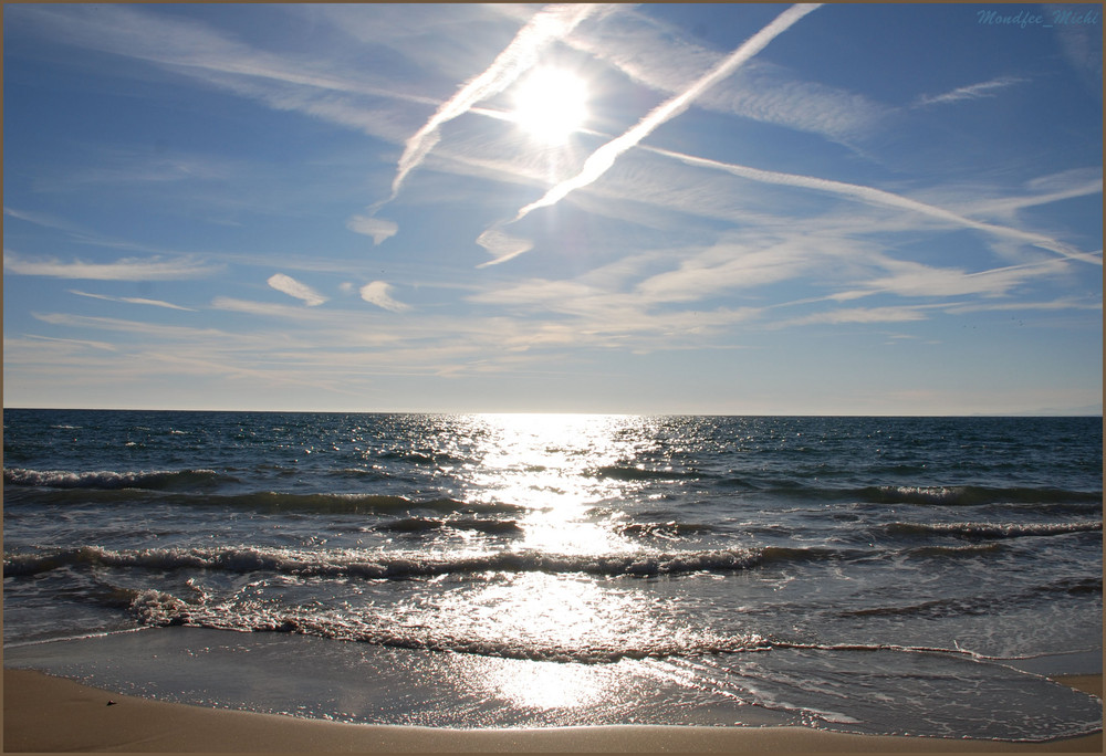 Winterimpression Strand in Salou