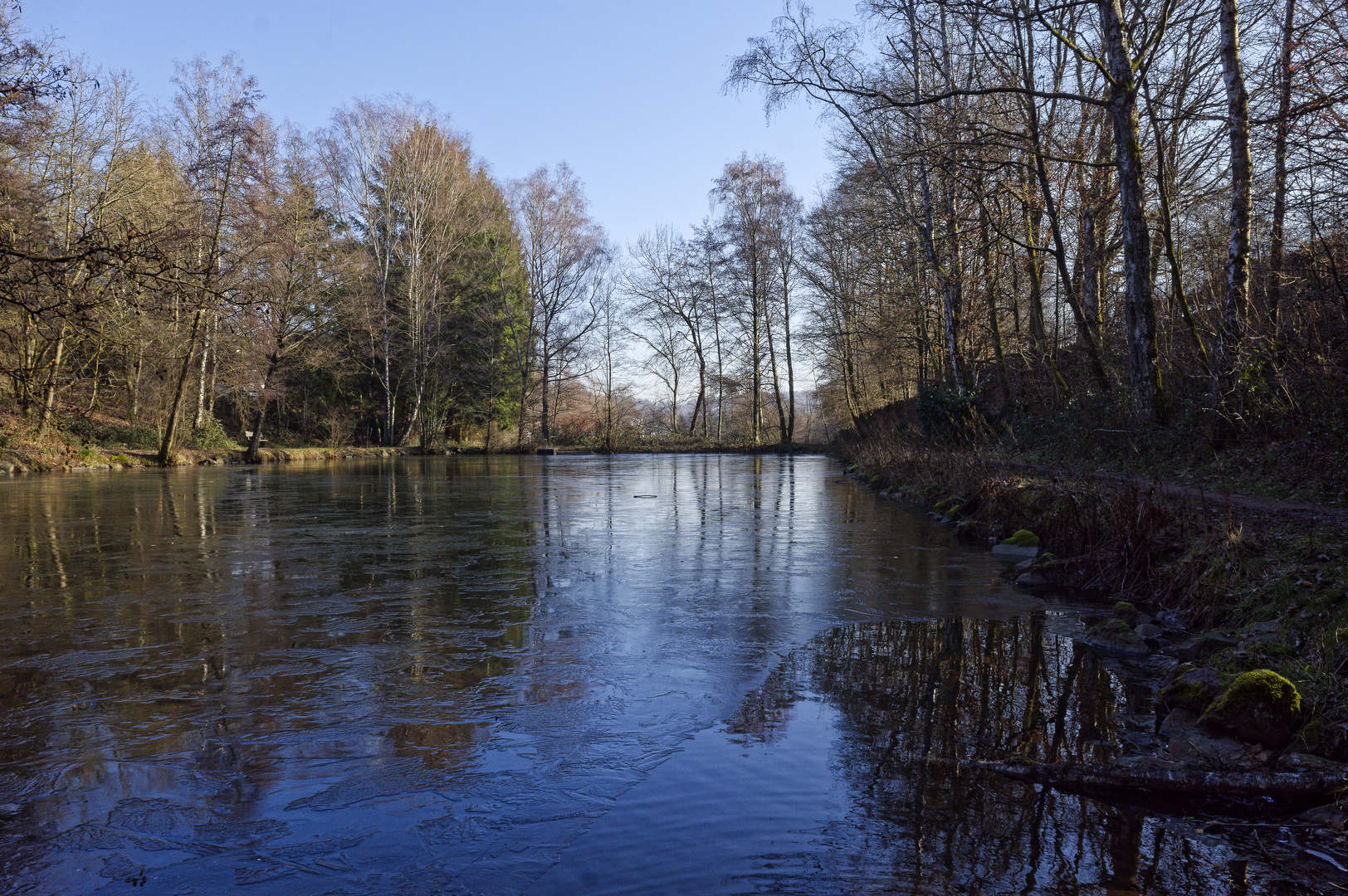 Winterimpressionen am Lasbachweiher