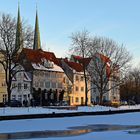 Winterimpressionen an der Ober und Untertrave in Lübeck