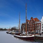 Winterimpressionen an der Ober und Untertrave in Lübeck