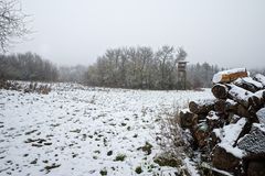 Winterimpressionen auf den Hangarder Wiesen