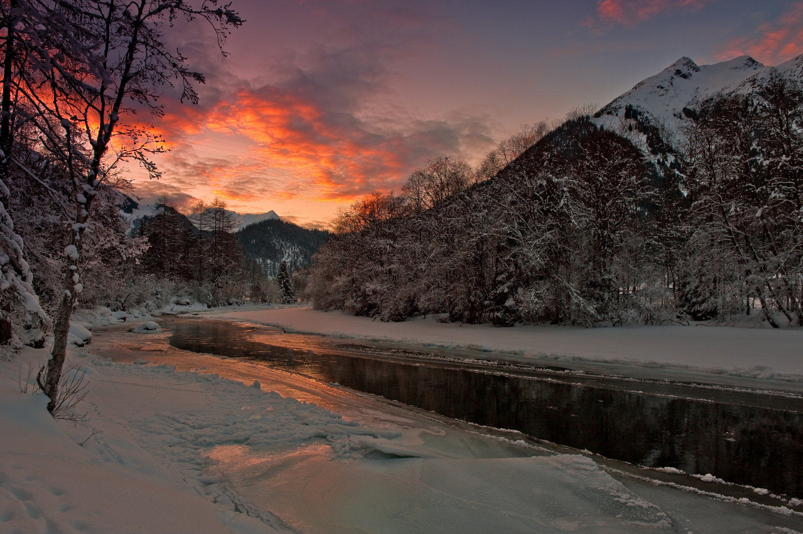 Winterimpressionen aus dem Lechthal