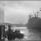 Winterimpressionen Hafen Hamburg