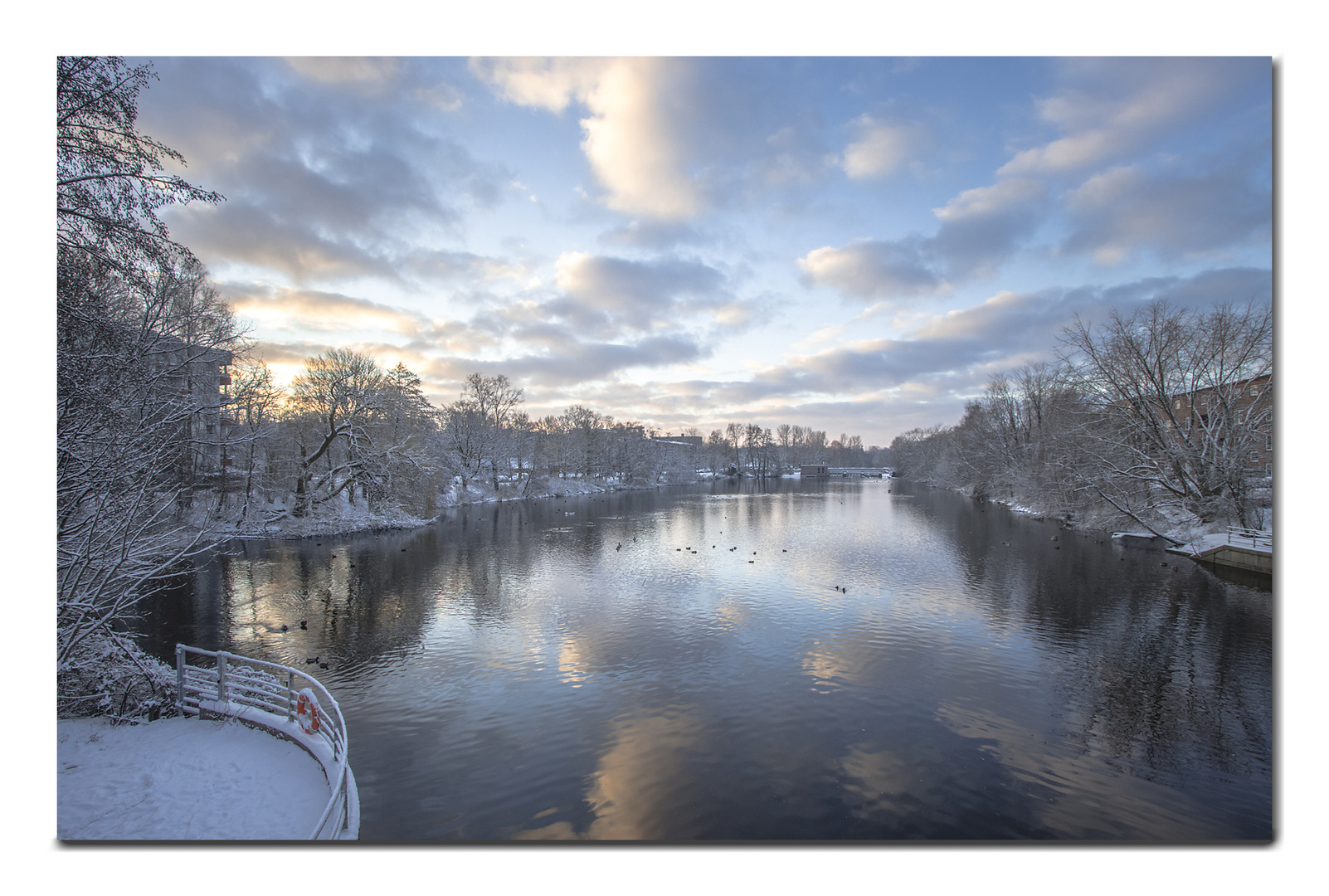 Winterimpressionen Hamburg Alster Nord