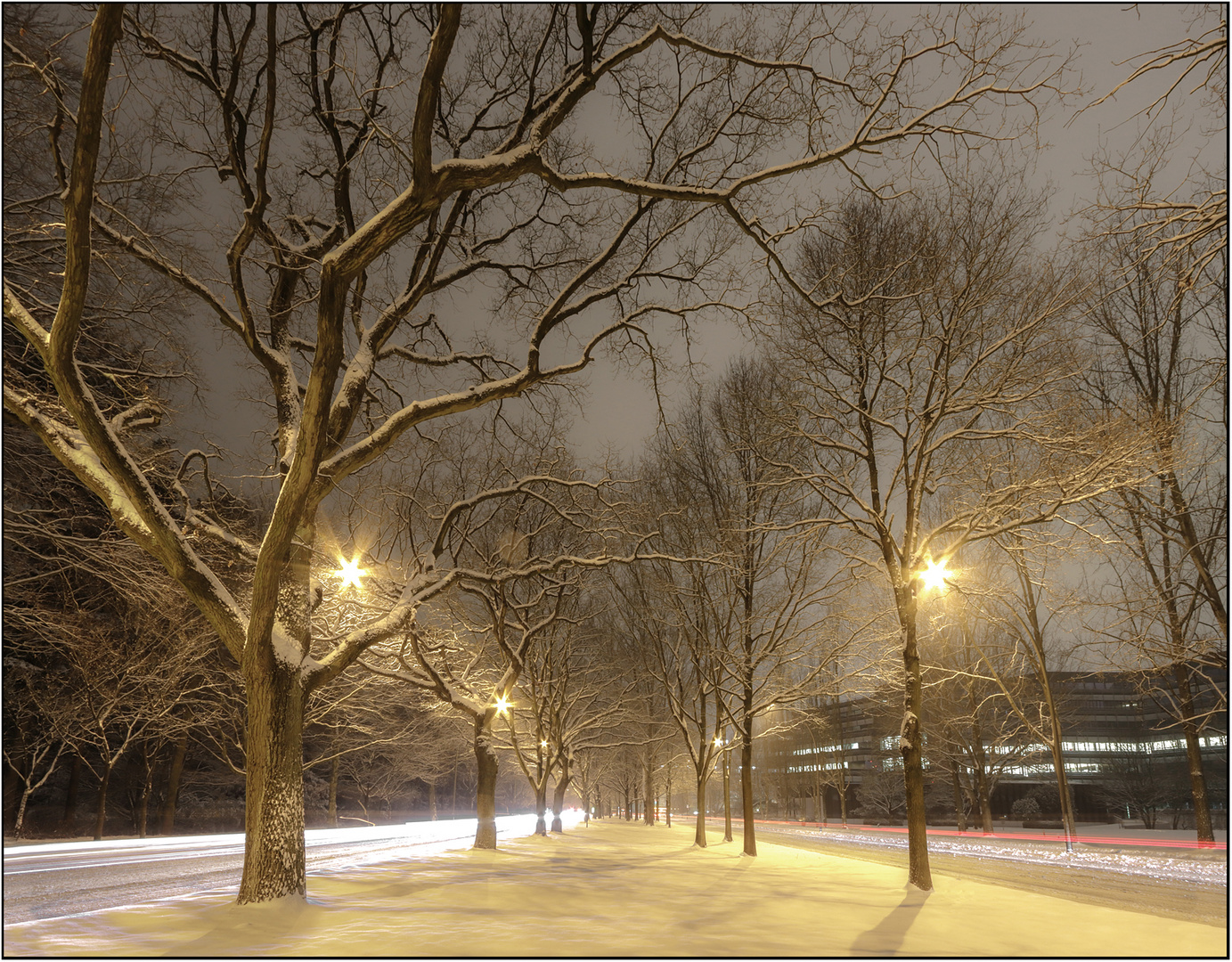 Winterimpressionen Hamburg City Nord