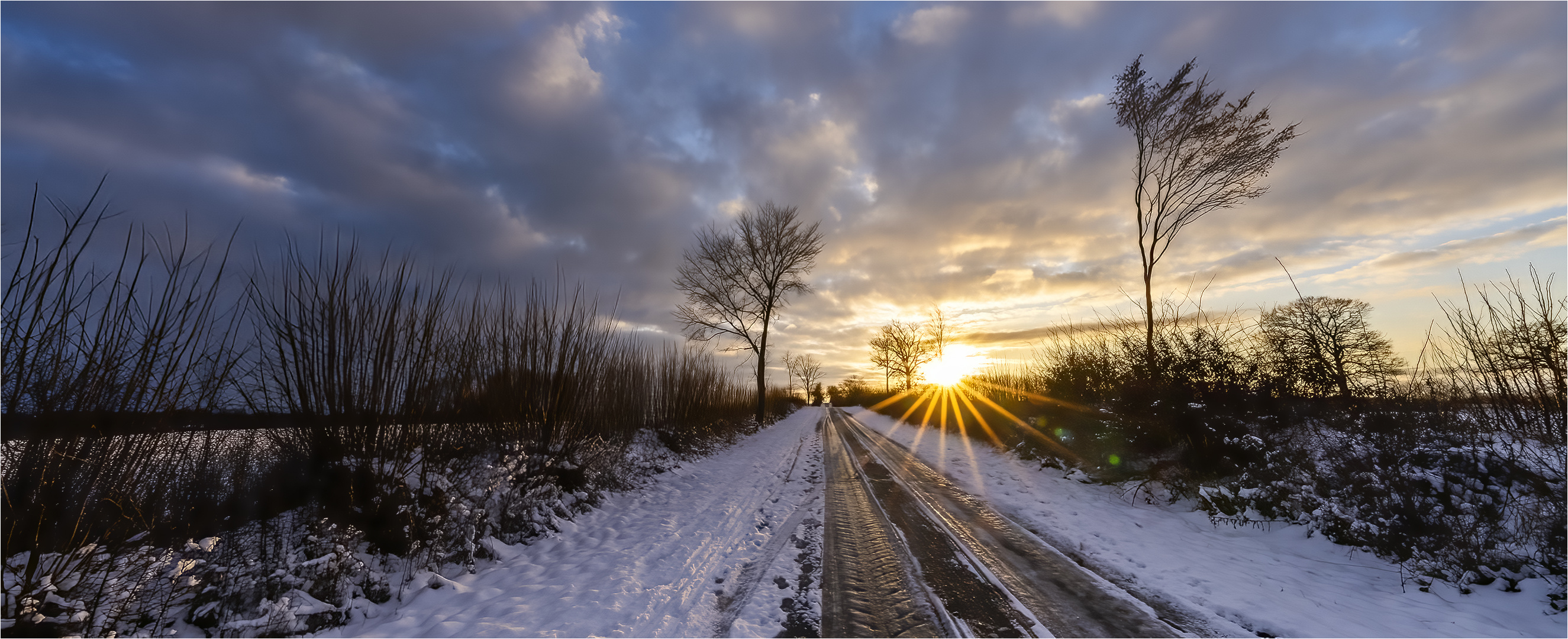 … Winterimpressionen im norddeutschen Stil …