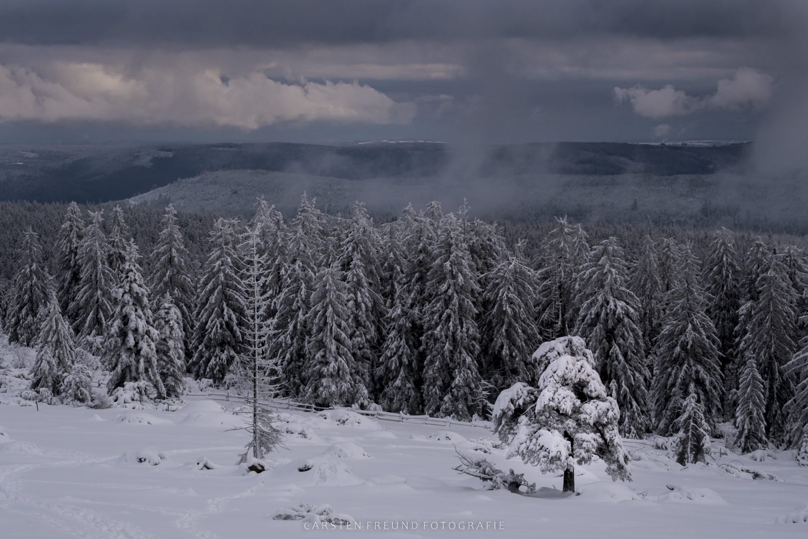 Winterimpressionen Schwarzwaldhochstraße