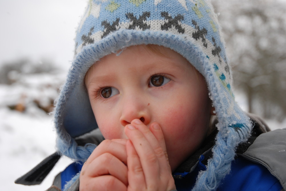 Winterkälte von Maria Schöpke 