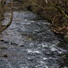 Winterkälte am kleinen Bach im Körschtal