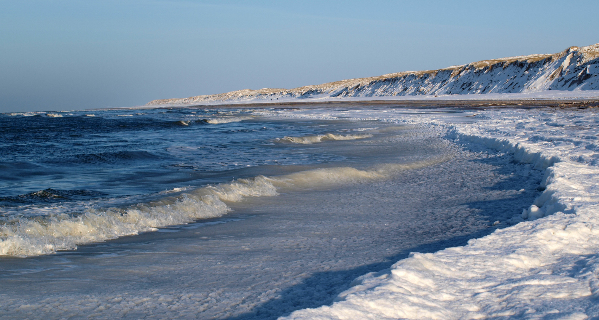 Winterküste bei Bjerregard