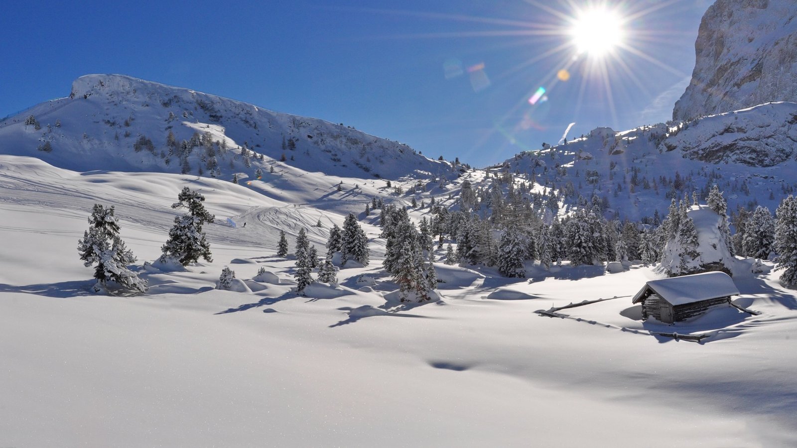 Winterlandschaft 2014 in Gröden