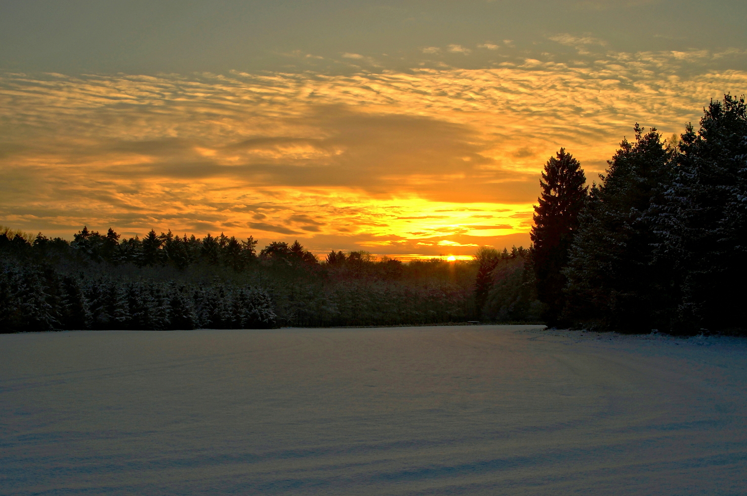 Winterlandschaft ...