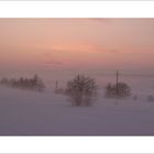 Winterlandschaft am Abend