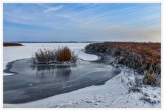 Winterlandschaft am Achterwasser