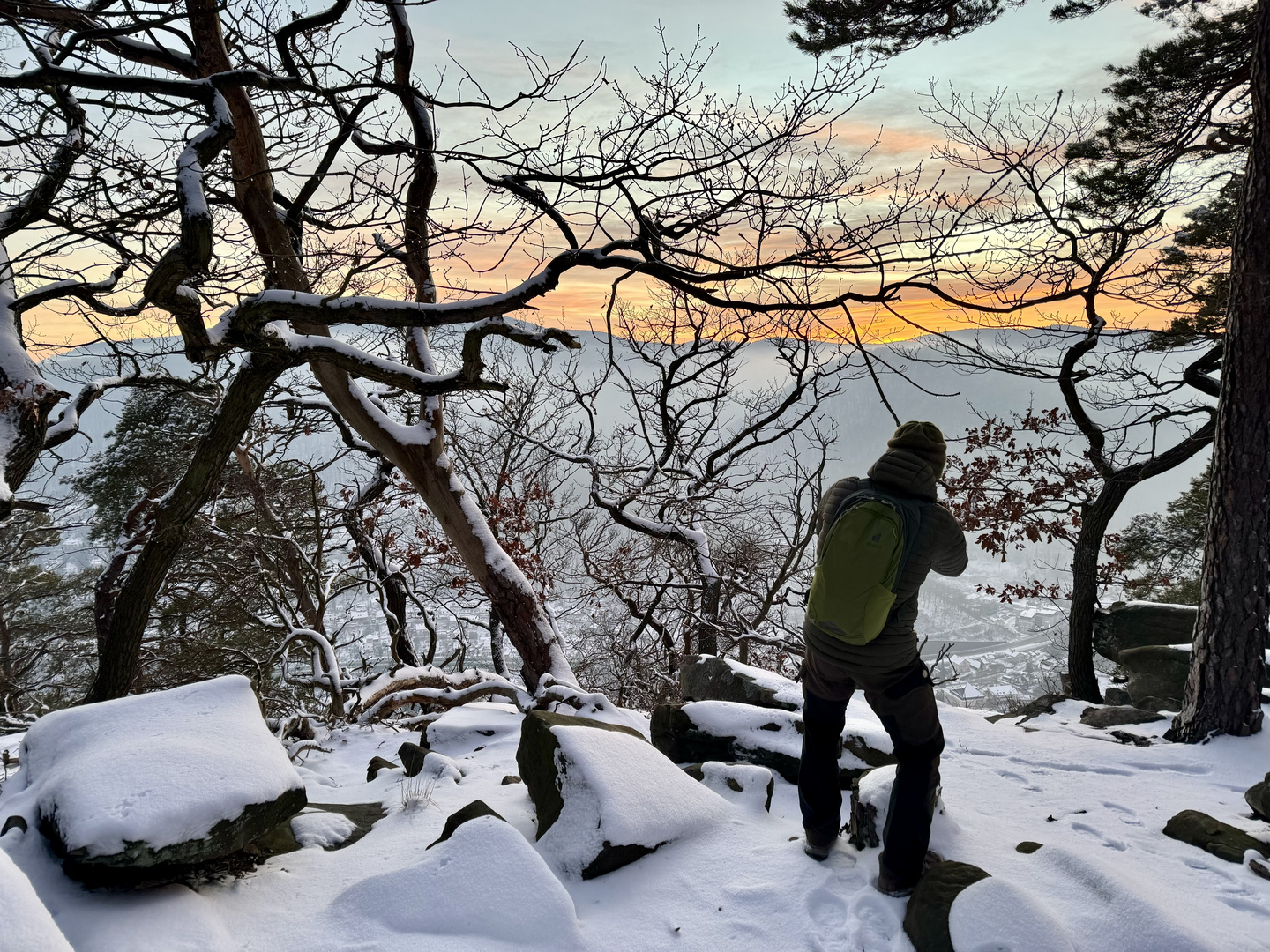 Winterlandschaft am Bergstein