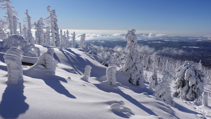 Winterlandschaft am Großen Rachel