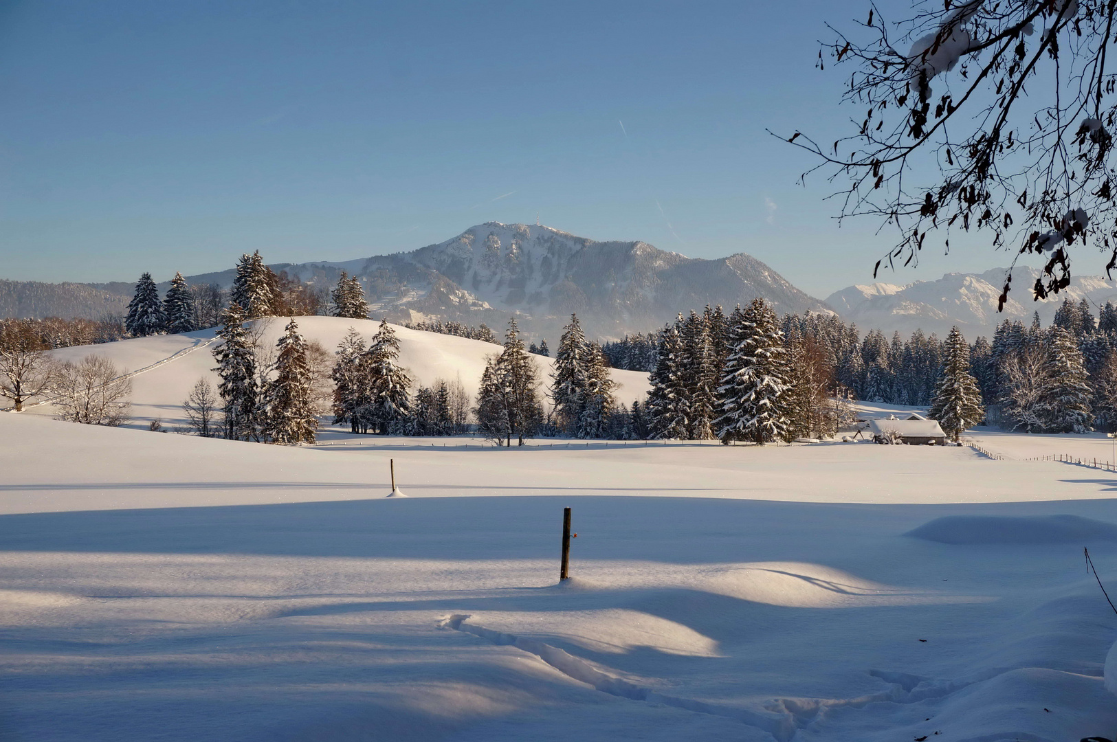 Winterlandschaft am Grünten