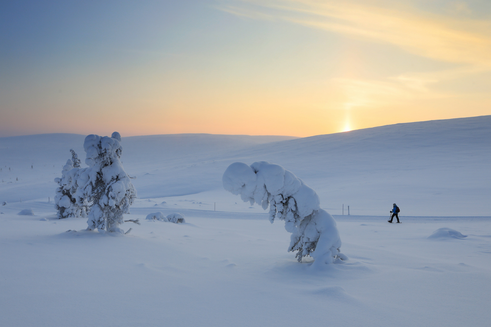 Winterlandschaft am Kiilopää (Suomi-Finnland)