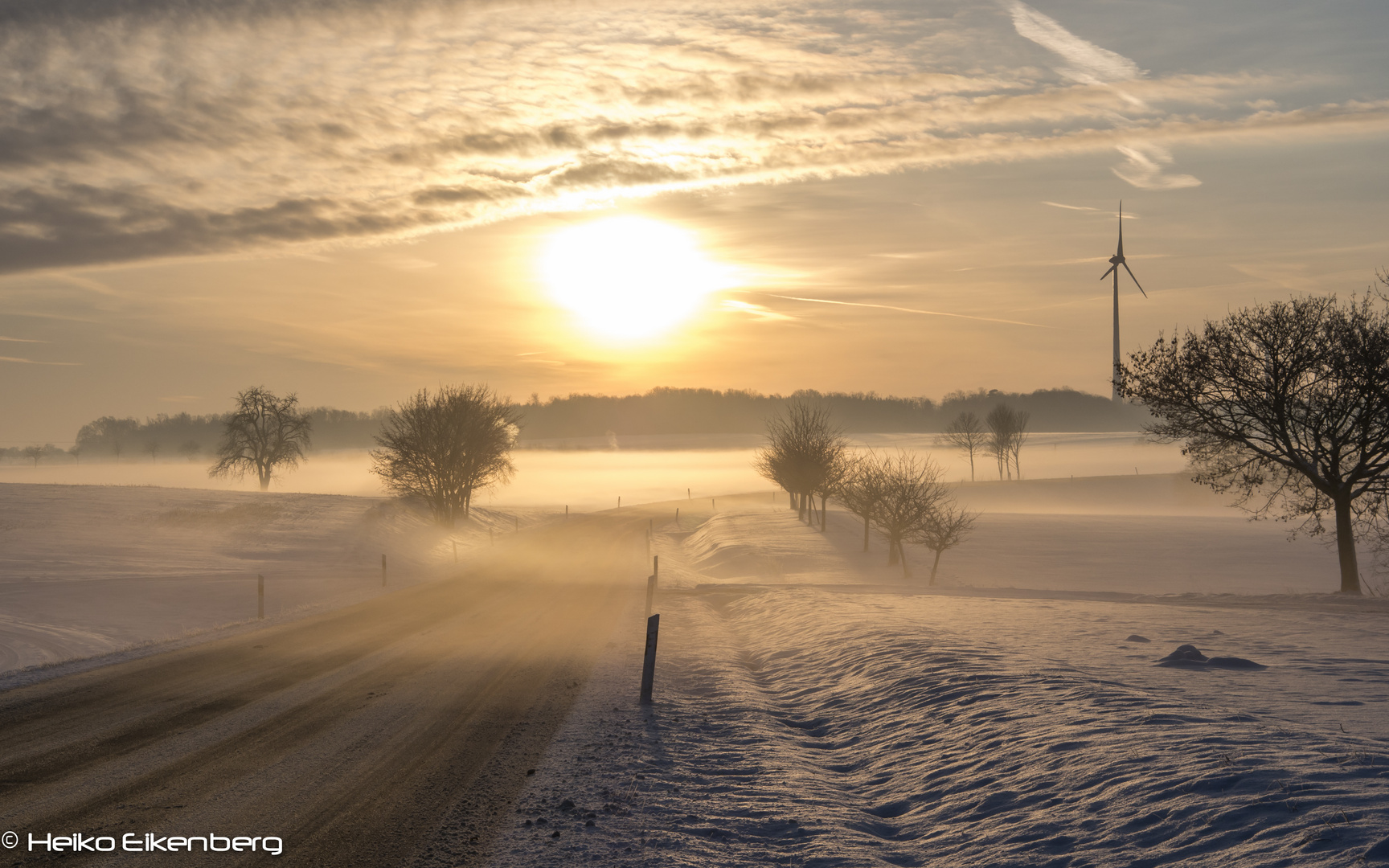 Winterlandschaft am Morgen