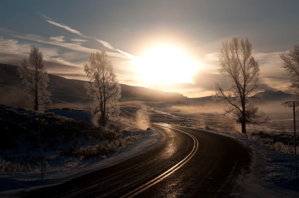 Winterlandschaft am Morgen