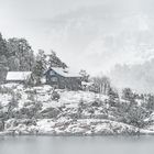 Winterlandschaft am Oslofjord