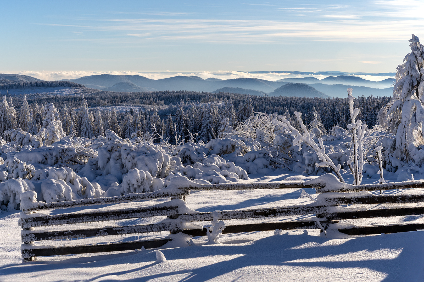 Winterlandschaft am Schliffkopf