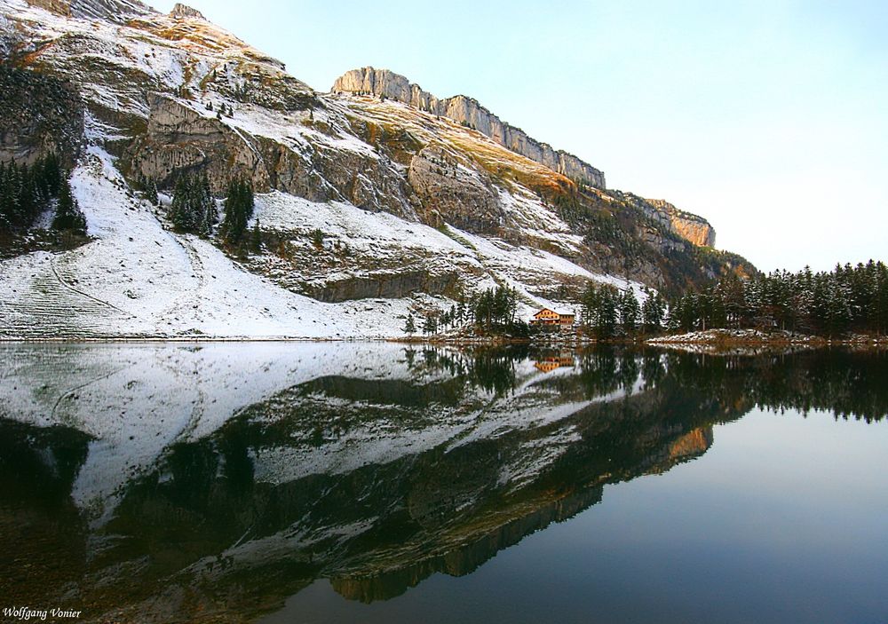 Winterlandschaft am Seealpsee