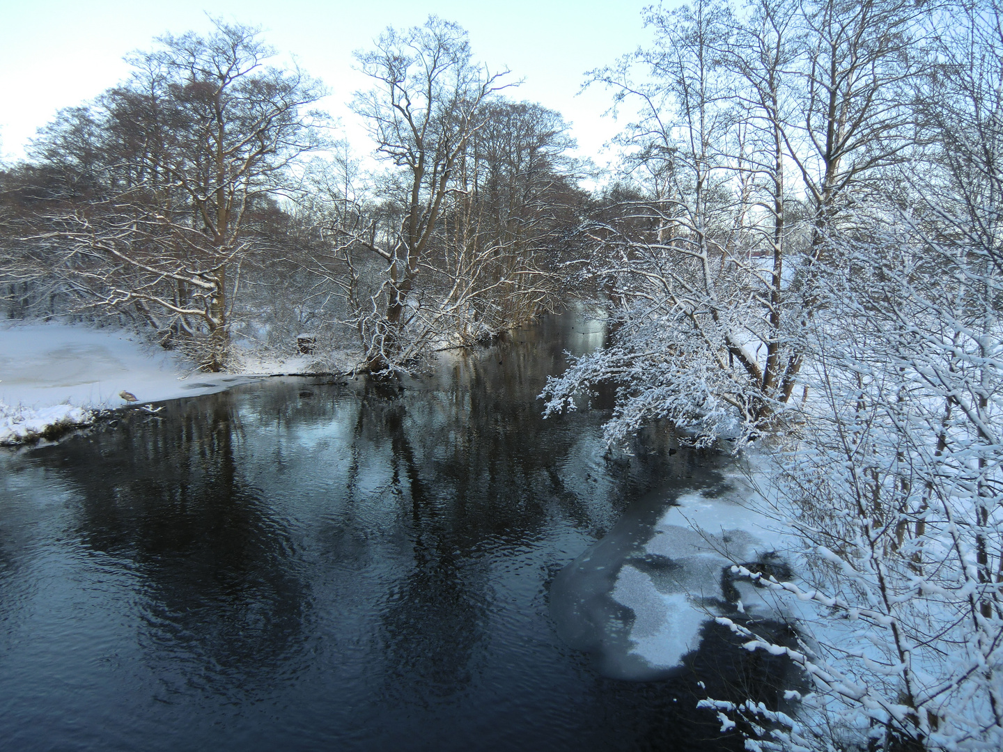 Winterlandschaft an der Eider