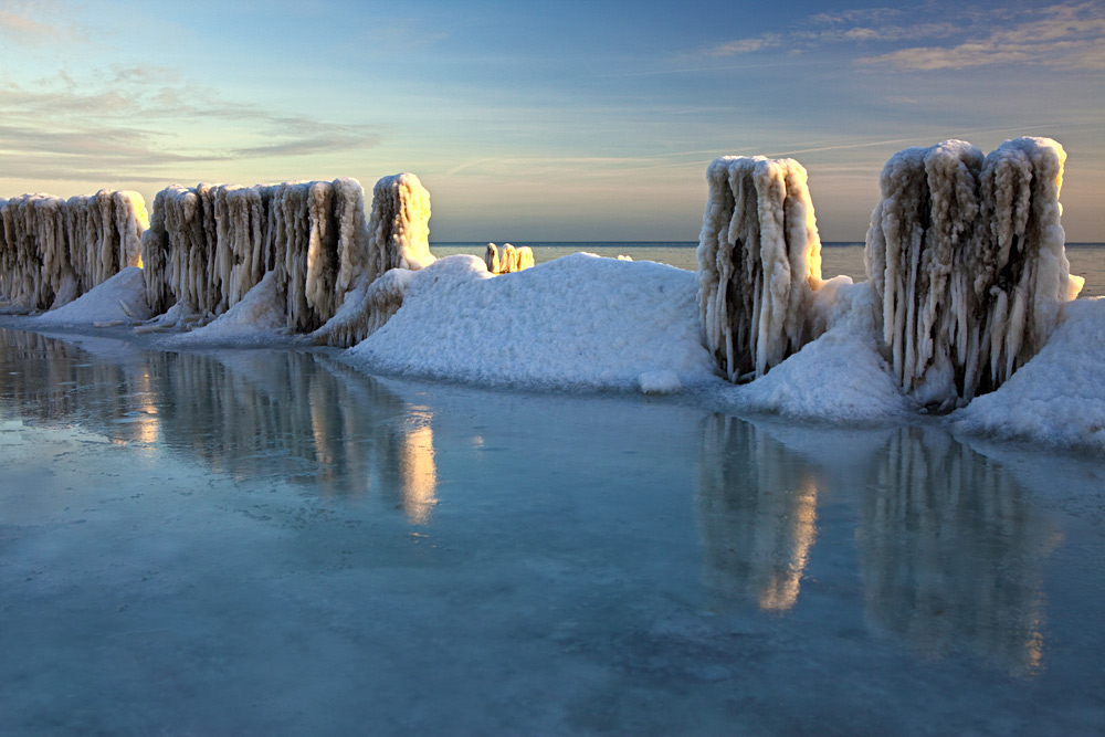 Winterlandschaft an der Ostsee