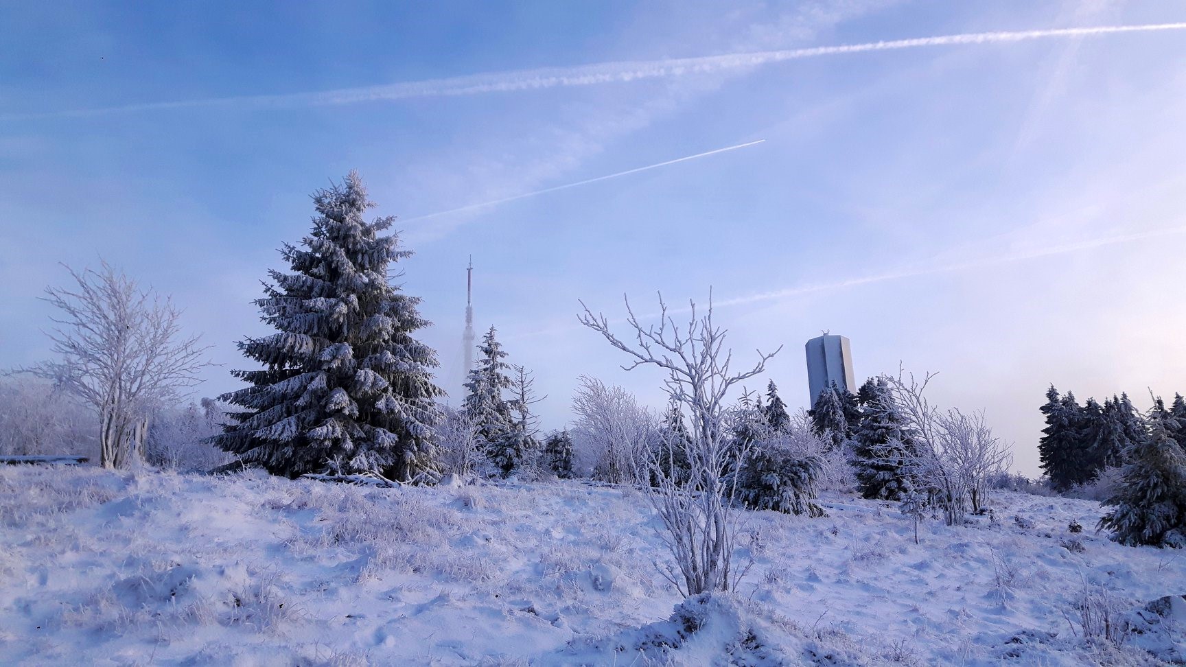 Winterlandschaft auf dem Feldberg