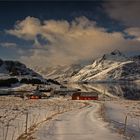 Winterlandschaft auf Lofoten   . . .