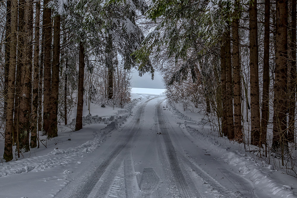 Winterlandschaft aus dem Tölzer Land